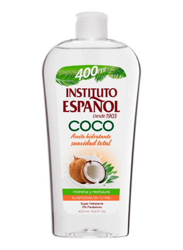 Aceite Corporal Coco Instituto Español 