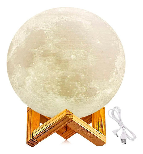 Umidificador E Aromatizador Luminária Abajur E Lua Cheia 3d