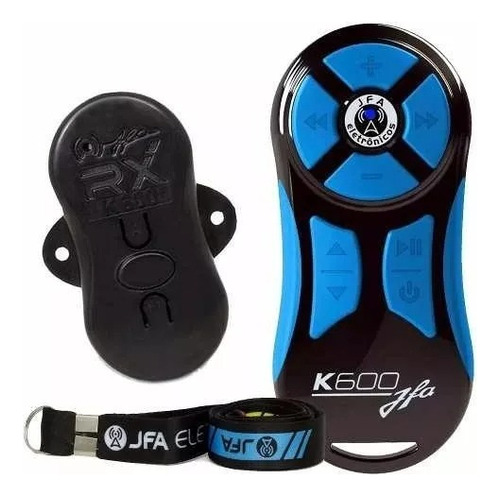 Controle Remoto Longa Distancia Jfa K600 Preto Tc Azul