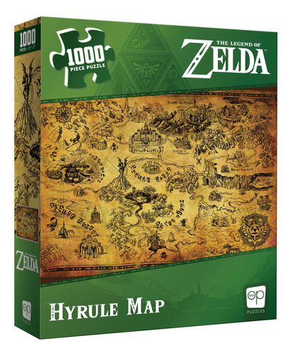 The Legend Of Zelda Hyrule Map - Rompecabezas De  Piezas | .