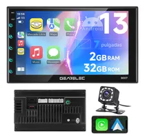 Comprar Estéreo Gearelec 907927 Negro 2 y 32g Hd 7 Pulgadas Android 13 Gps Wifi Wit Android Auto Carplay Pantalla Hd Sistema Smoother Wifi Android 13 Soporta Instalación de Apps Rca Aux Bluetooth Rds