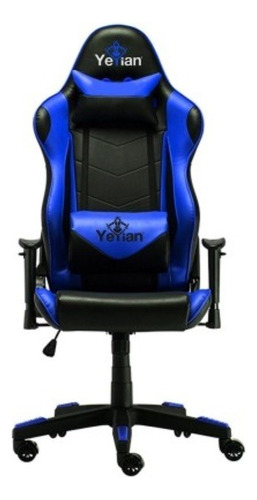 Silla Gamer Yeyian Cadira 1150, Hasta 150kg, Negro/azul