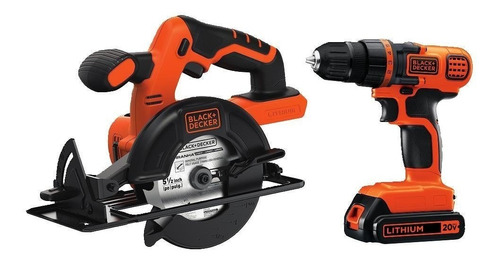 Kit Taladro + Sierra Circular Black & Decker Bd2kitcddcs