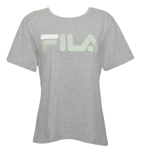 Remera Manga Corta Fila Mujer F-12l518198-5761/grmel/cuo