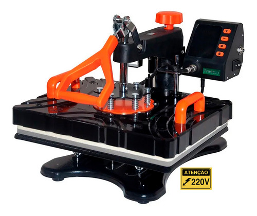 Prensa Térmica 8x1 Sublimação Camiseta Chinelos Bones Pratos