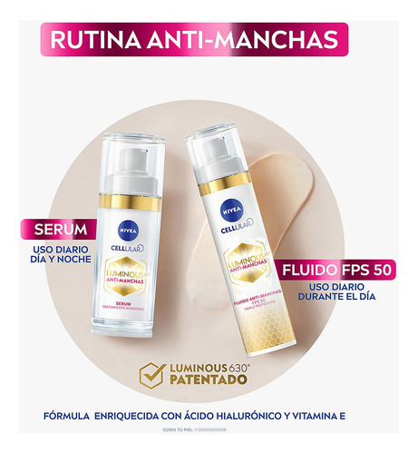 Nivea Rutina Anti-manchas Rutina Facial Completa Luminous 63
