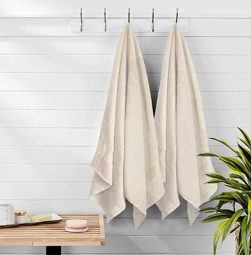 6 Toallas De Algodon Ultra Suaves Belizzi Home 70135, Color