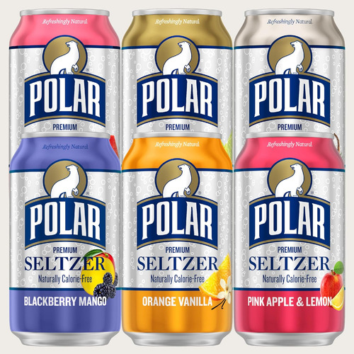 Polar Seltzer - Paquete Variado De Muestras De Agua, Latas D
