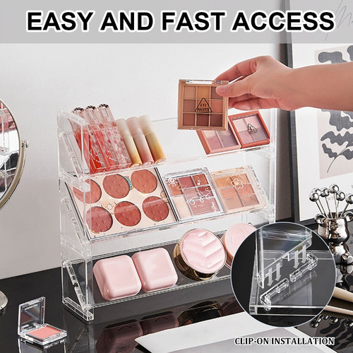 (a) Rack De Almacenamiento De Cosméticos Multicapa, Accesori