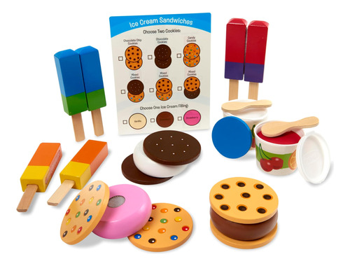 Melissa & Doug Juego De Helados De Golosinas Congeladas De M