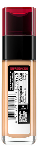 Fundação L'oreal Paris Infallible Até 32h 30ml 481 Cool