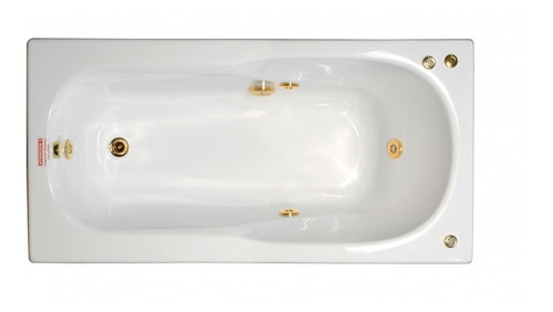 Bañera Hidromasaje Jacuzzi 120x70 6 Jets Acrílico Premium Blanco