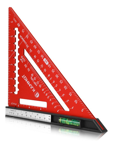 Kammqi Carpintero Cuadrado Cuadrado Para Carpintera Con Nive