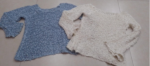 Lote 2 Sweaters De Lana Mujer Talle S-m. Muy Poco Uso