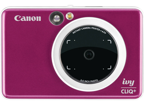 Canon Ivy Cliq+ Instant Camara Printer (ruby Red)