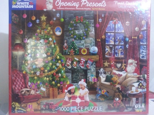 Rompecabezas Original Usa Opening Presents De 1000pza 