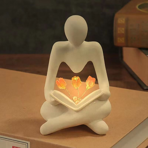 Serie Book Sculpture Night Light Desk, Estantería