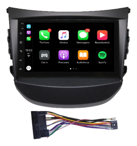 Multimídia Hb20 7pol Android 12 Carplay S/fio Caska Navpro
