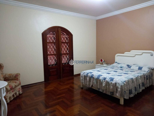 Imagem 10 de 17 de Casa Ampla, Jardim Das Industrias, Lote Inteiro 500 M2, 4 Dorms - Ca2525
