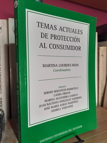 Temas Actuales De Proteccion Al Consumidor. Martina Lourdes (Usado)