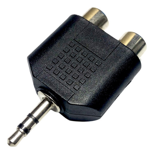 10 Unidades Adaptador Audio Plug 3,5mm Stereo 2 Rca Hembra