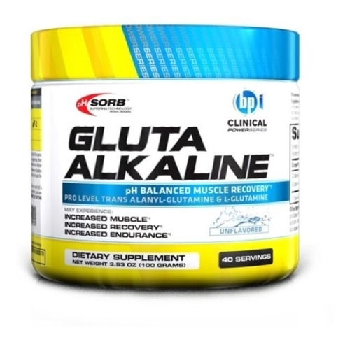 Bpi Aminoacidos Glutamina 1500mg Gluta Alkalina 100gr