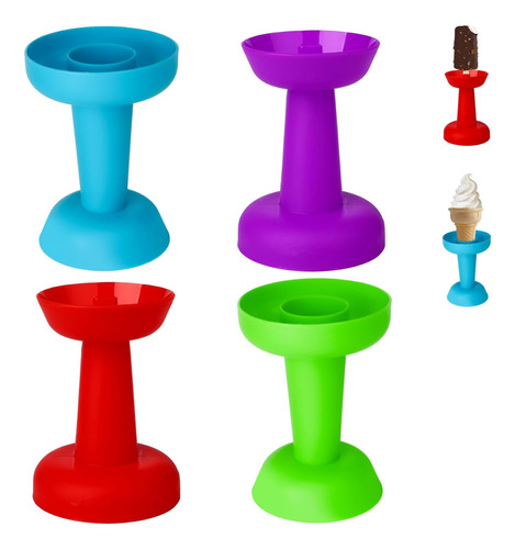 4 Soportes Para Paletas Sin Goteo, Reutilizable, Antigoteo, 