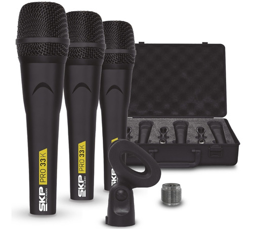 Oferta 3 Microfonos Skp Pro 33k, Garantia / Abregoaudio