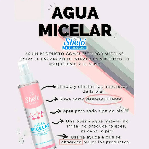 Kit Desmaquillante Profesional Sheló Nabel Limpieza Profunda