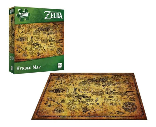 Devir Rompecabezas ::.. Legend Of Zelda Mapa Hyrule