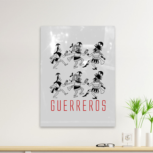 Cuadro Deco Guerreros (d1102 Boleto.store)