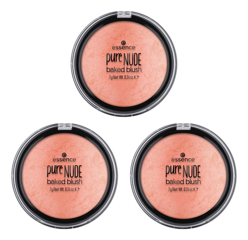 Blush Essence Pure Nude Baked, altamente pigmentado, 05 Pretty Pea