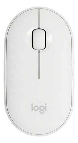 Mouse Inalámbrico Logitech Pebble M350 Blanco Color Blanco crudo