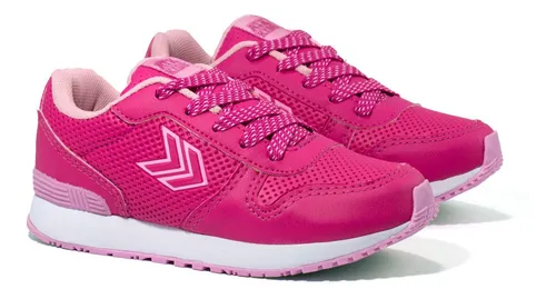 Zapatilla Urbana Nena Atomik Rosa Chicle Metalizado 31 Al 38