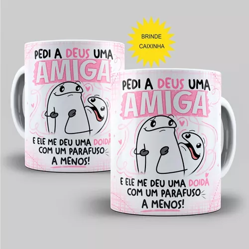 Caneca Flork Meme Divertida Pessoas Tristes