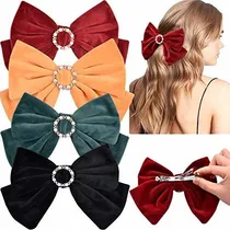 Comprar Lazos De Terciopelo Para El Pelo De Aileam, 8 Lazos Grandes