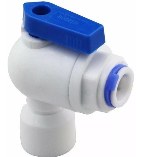 Valvula De Tanque Presurizado De Sistema Osmosis Inversa 1/4 Color Blanco