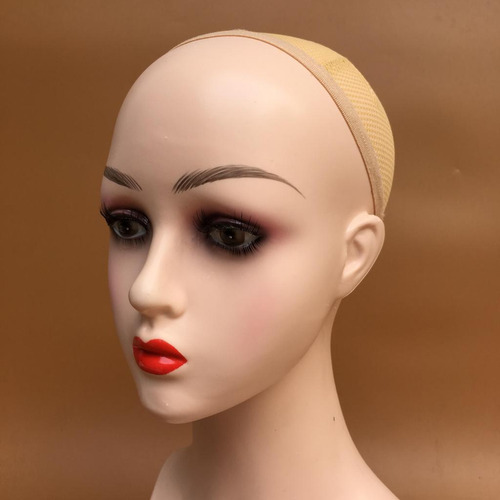 22 '' Pvc Peluca Maniquí Cabeza Postizo Sombrero Collar