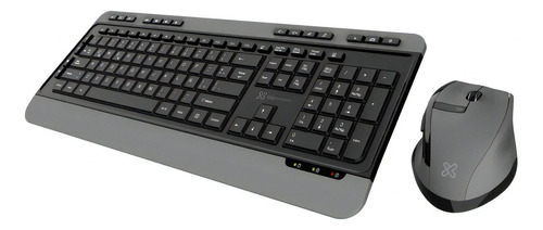 Klipxtreme Kit Teclado Mouse Inalambrico Kbk-520 Color Del Teclado Negro