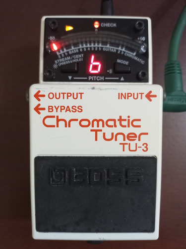 Pedal Afinador Boss Chromatic Tuner Tu-3 + Cable Interpedal