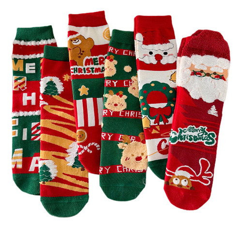 Calcetines De Navidad Caja De Regalo 4 Pares