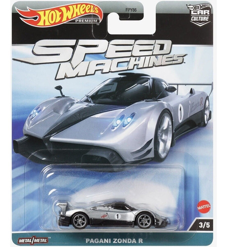 Hot Wheels Premium Pagani Zonda R Exclusivo + Obsequio