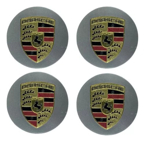 4 Centros Rin Para Porsche Cayenne Boxter 911 Cayman 76mm