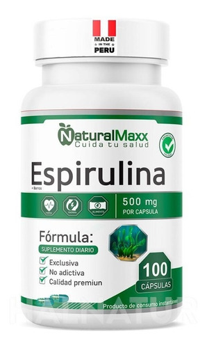 Espirulina Naturalmaxx Capsulas Naturales