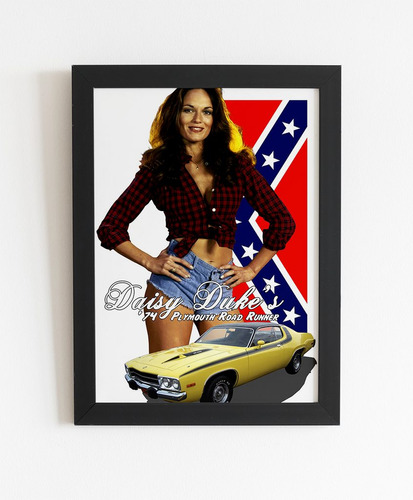 Quadro Decorativo Catherine Daisy Duke Arte Poster Moldurado