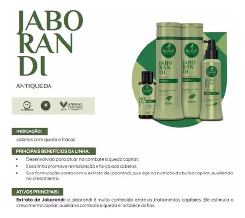 Shampoo Haskell Jaborandi 1l