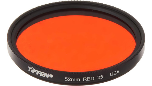 Filtro De Camara Tiffen 52mm Rojo Para Imagenes Byn