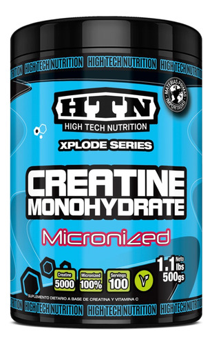 Creatina Monohidrato Micronizada, Htn, 500g