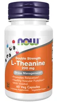 Comprar Suplemento en cápsula NOW Suplementos L-Teanina x 200mL de 60 un