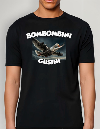 Remera Unisex Bombombini Gusini Italian Brainrot Meme